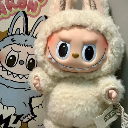 Pop Mart Labubu The Monsters Tasty Macarons Soymilk Vinyl Plush Pendant