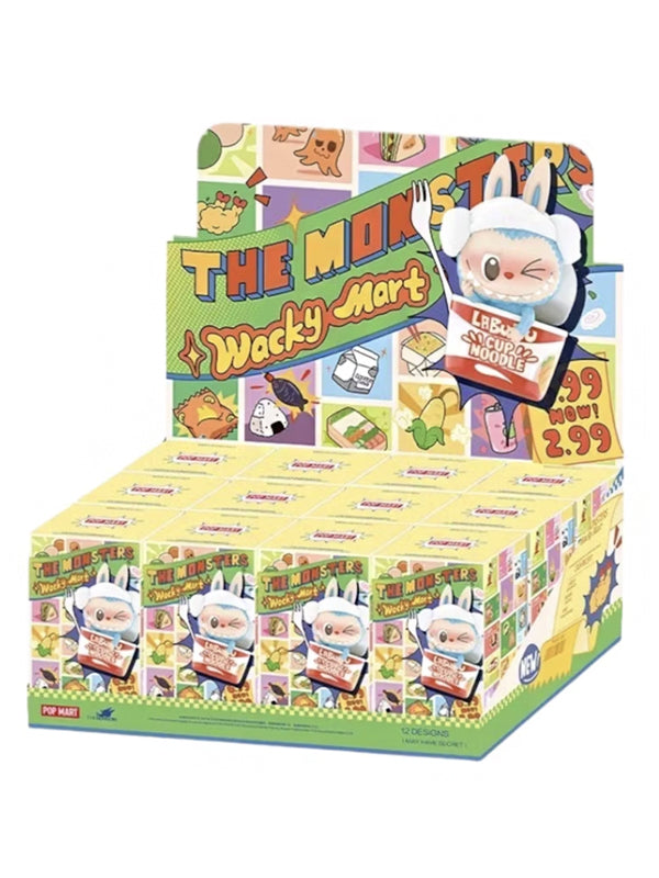 Pop Mart Labubu The Monsters Wacky Mart Series Figure Sealed Case (12 Blind Box)