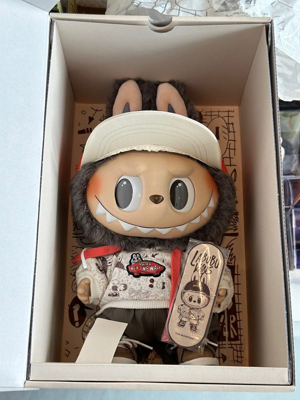 Pop Mart Labubu The Monsters x Vans Oldskool Monsters Forever Vinyl Plush Doll