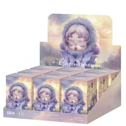 Pop Mart L'impressionnisme θSKULLPANDA Series Plush Doll Sealed Case (9 Blind Box)