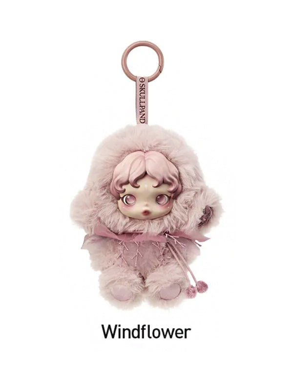Pop Mart L'impressionnisme θSKULLPANDA Series Windflower Plush Doll
