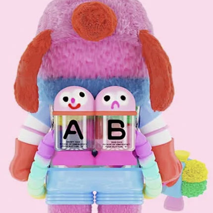 Pop Mart Mega Space Molly 400% Jon Burgerman 400%
