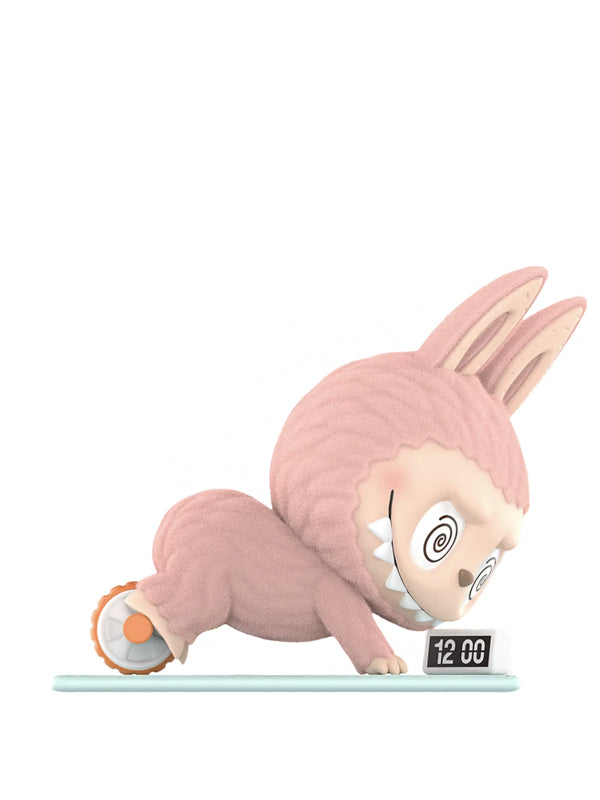 Pop Mart THE MONSTERS Labubu Lazy Yoga Series Ab Roller Figure