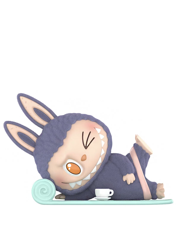 Pop Mart THE MONSTERS Labubu Lazy Yoga Series Americano Figure