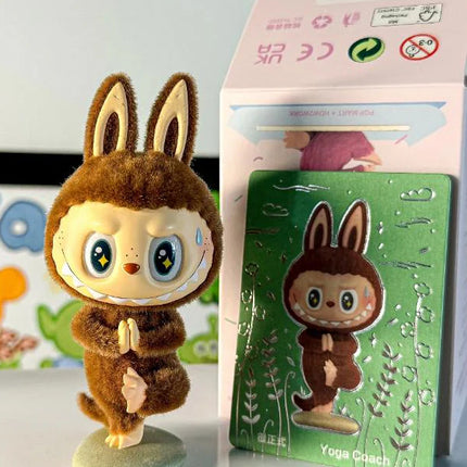 Pop Mart THE MONSTERS Labubu Lazy Yoga Series Yoga Coach (Secret Edition) Figure