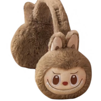 Pop Mart The Monsters Labubu Warm Fluffy Holiday Series Plush Earmuffs