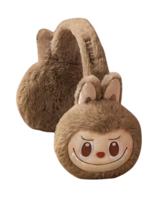 Pop Mart The Monsters Labubu Warm Fluffy Holiday Series Plush Earmuffs