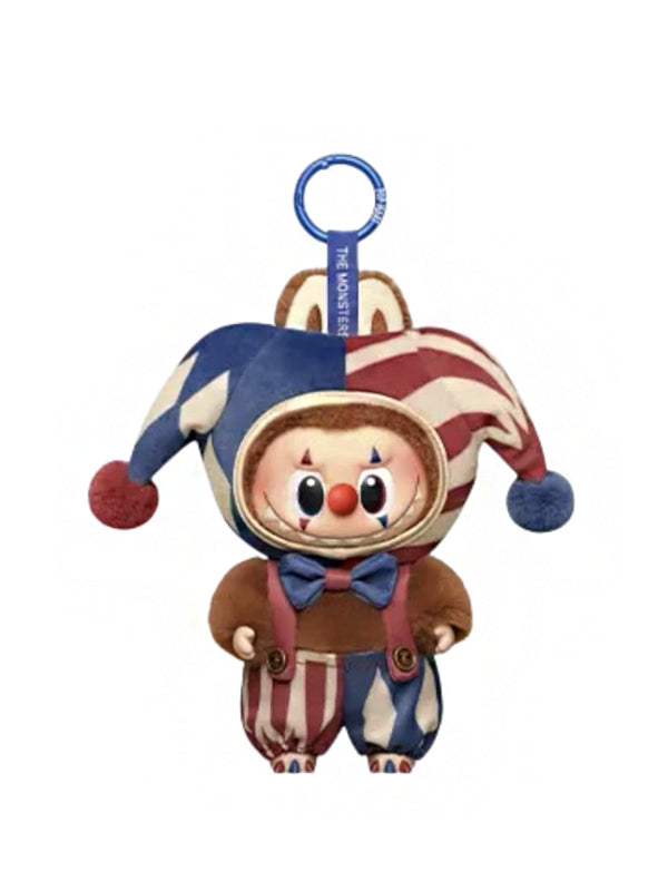 Pop Mart WHY SO SERIOUS Series Labubu Juggling Clown Vinyl Plush Pendant