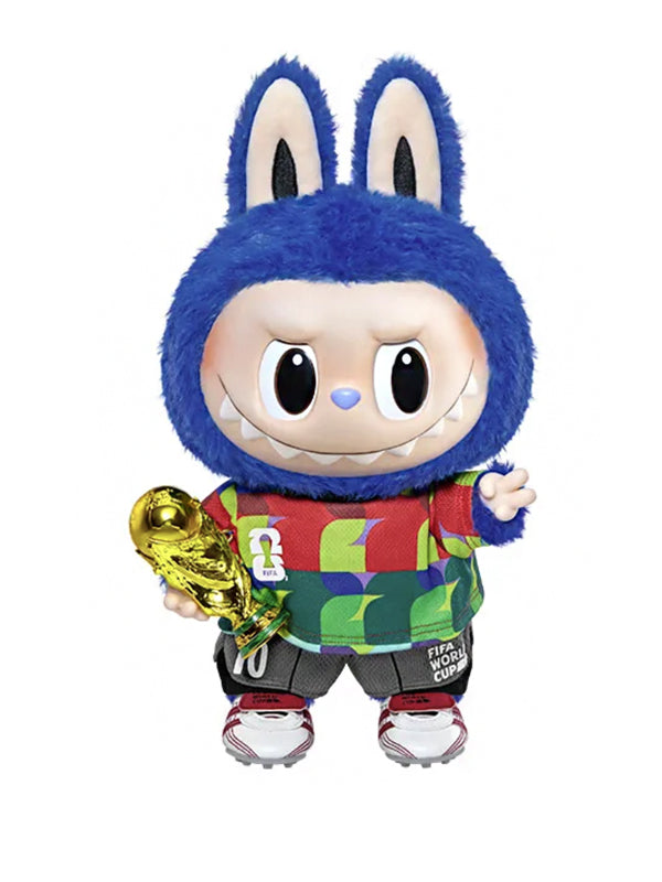 Pop Mart THE MONSTERS x FIFA SERIES Labubu Catch the Win Vinyl Plush Doll