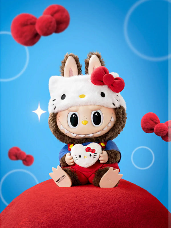 Pop Mart The Monsters Labubu x Hello Kitty Vinyl Plush Doll