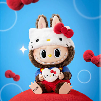 Pop Mart The Monsters Labubu x Hello Kitty Vinyl Plush Doll
