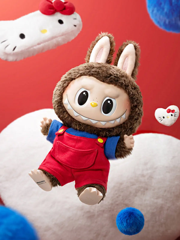Pop Mart The Monsters Labubu x Hello Kitty Vinyl Plush Doll