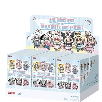 Pop Mart The Monsters Labubu x Hello Kitty and Friends Series Sealed Case (6 Blind Box)