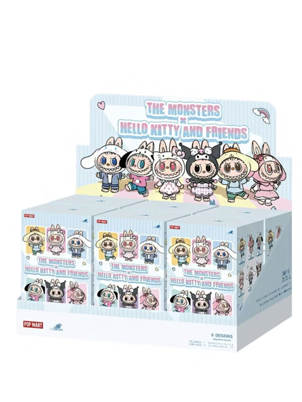 Pop Mart The Monsters Labubu x Hello Kitty and Friends Series Sealed Case (6 Blind Box)
