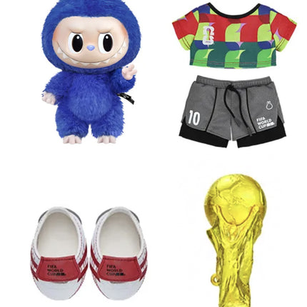 Pop Mart THE MONSTERS x FIFA SERIES Labubu Catch the Win Vinyl Plush Doll