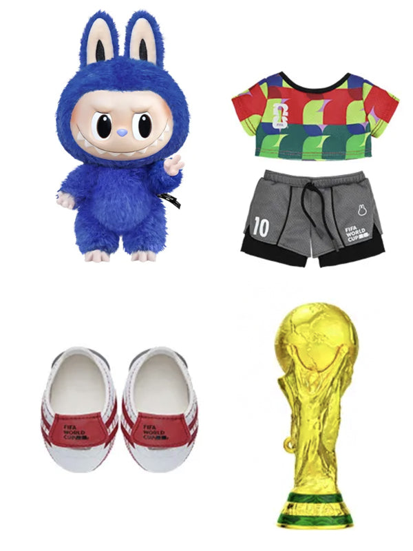 Pop Mart THE MONSTERS x FIFA SERIES Labubu Catch the Win Vinyl Plush Doll