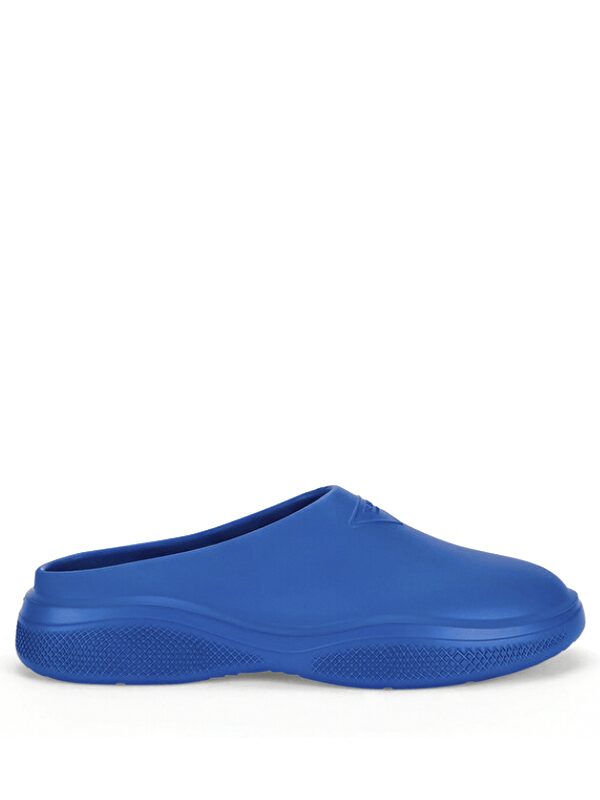 Prada Foam Rubber Mule Light Blue