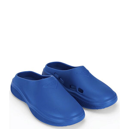 Prada Foam Rubber Mule Light Blue