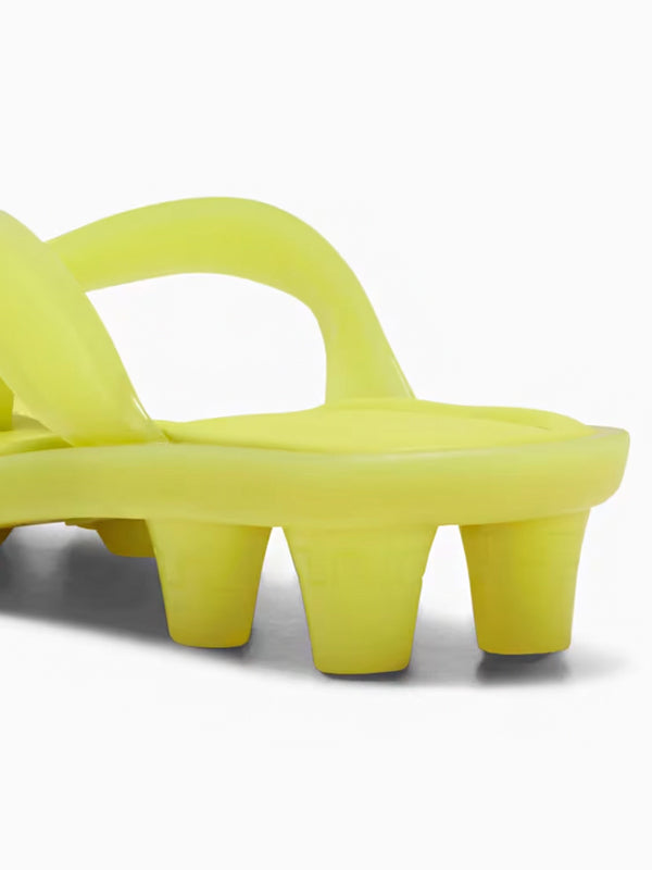 Puma Cat Cleat Sandals Fenty Lime Green