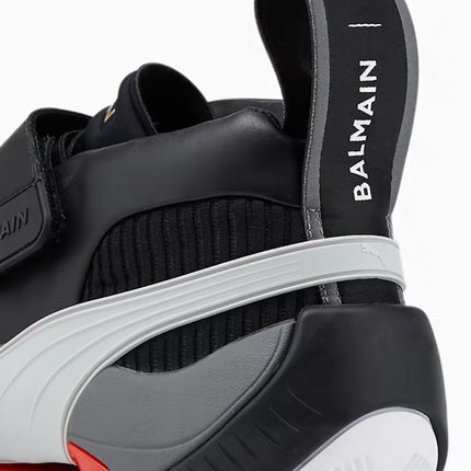 Puma x Balmain Court Black High Risk Red