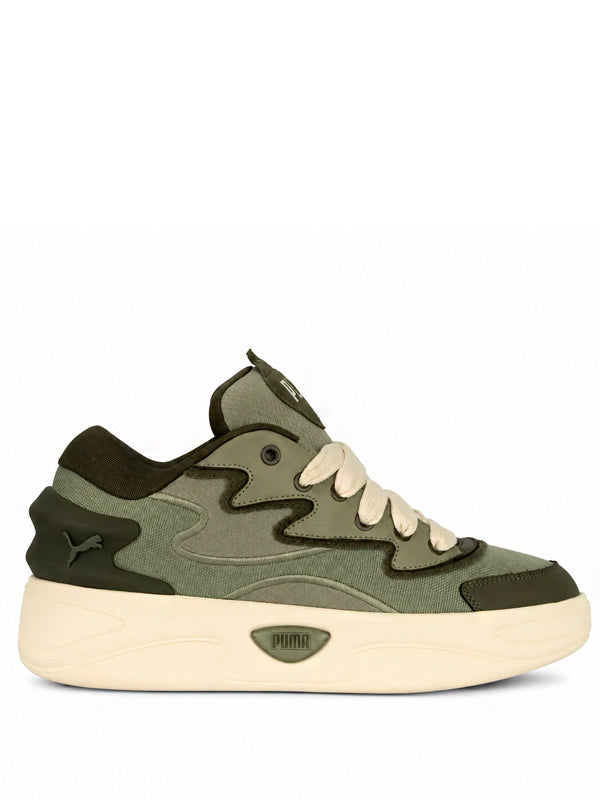 Puma Five-0 Lux Army Loden Green Sugared Almond