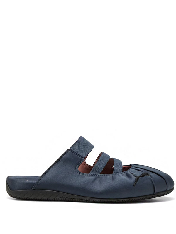 Puma Speedcat Mule Satin Blue Gray Soft Clay