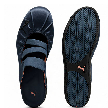 Puma Speedcat Mule Satin Blue Gray Soft Clay