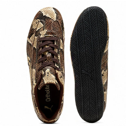 Puma Speedcat Snake Print Bitter Chocolate Toasted Almond