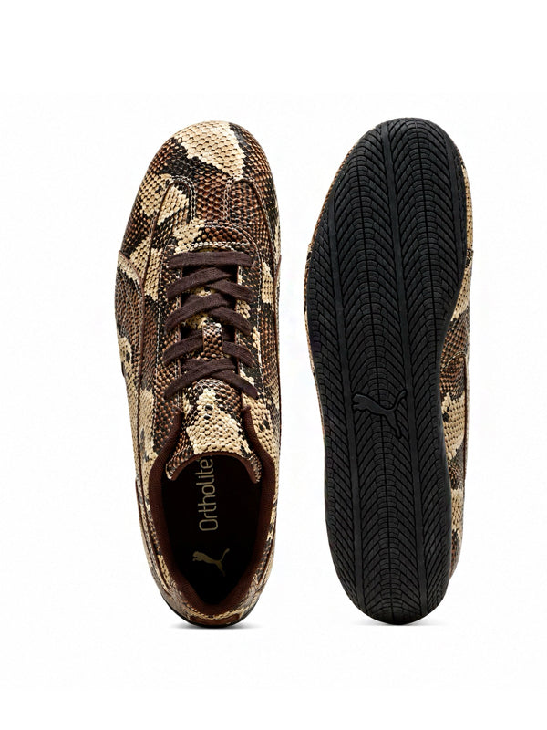 Puma Speedcat Snake Print Bitter Chocolate Toasted Almond