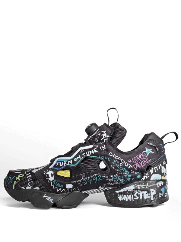 Reebok Instapump Fury Vetements Black Scribble