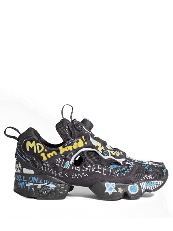 Reebok Instapump Fury Vetements Black Scribble