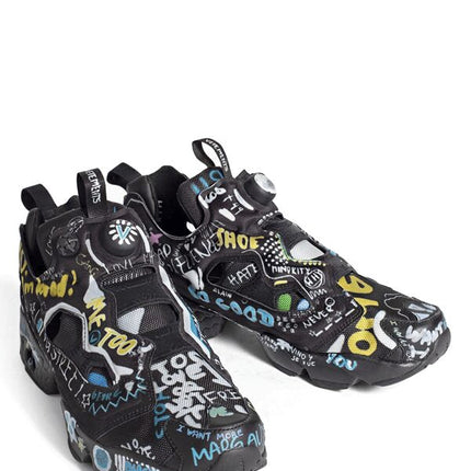Reebok Instapump Fury Vetements Black Scribble