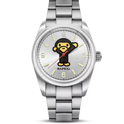 Relógio BAPE Type 13 BAPEX Milo Silver