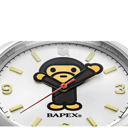 Relógio BAPE Type 13 BAPEX Milo Silver