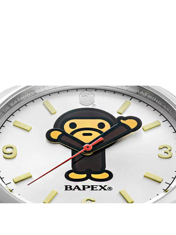Relógio BAPE Type 13 BAPEX Milo Silver