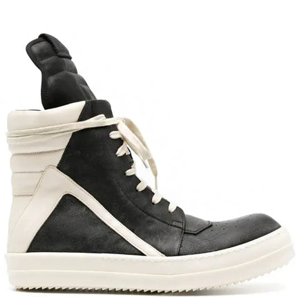 Rick Owens Lido Geobasket Black Off-White