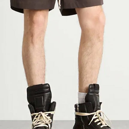 Rick Owens Lido Geobasket Black Off-White