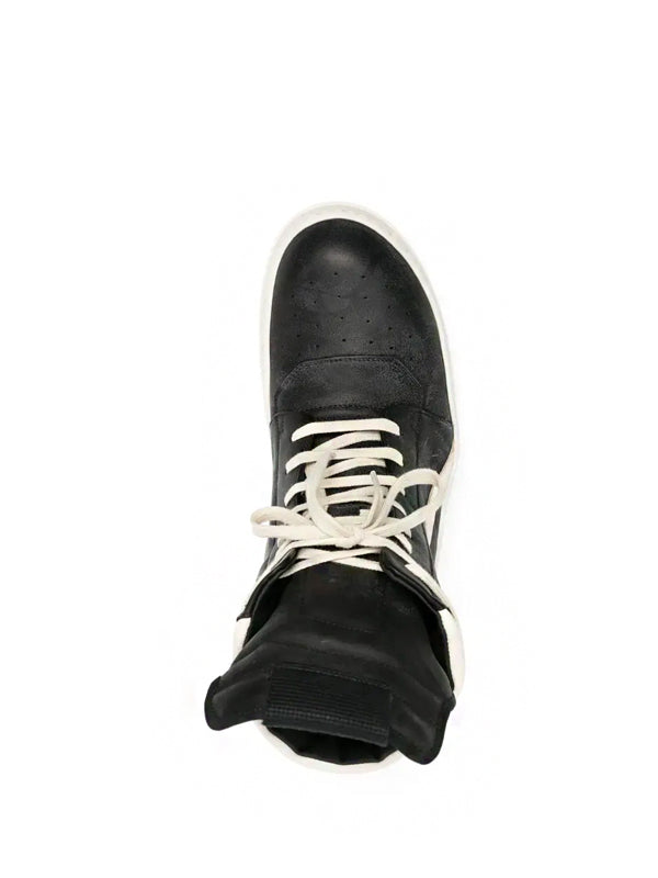 Rick Owens Lido Geobasket Black Off-White