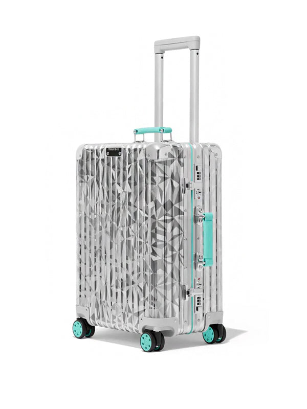 Rimowa x Tiffany & Co. Rock Cut Cabin Silver