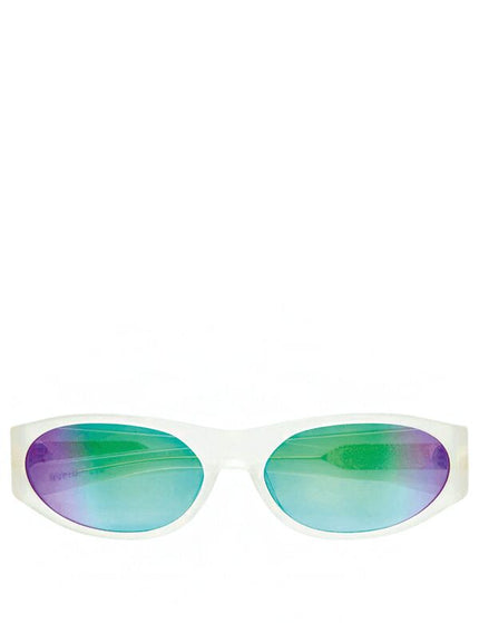 Royal Pearl / Green Reflective Lens