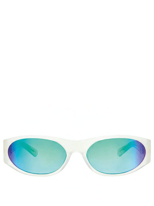 Royal Pearl / Green Reflective Lens