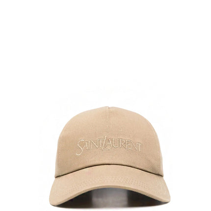Saint Laurent logo-embroidered baseball cap
