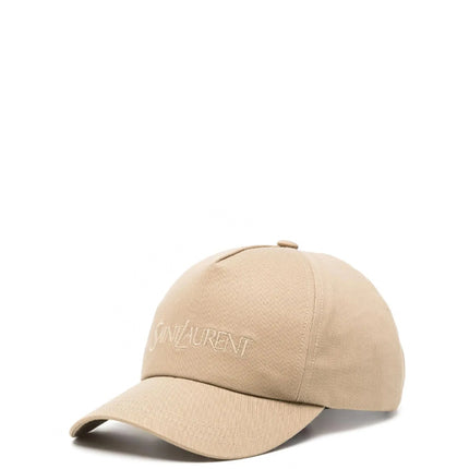 Saint Laurent logo-embroidered baseball cap