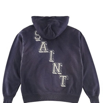Saint Mxxxxxx Angel Hoodie Vintage Navy