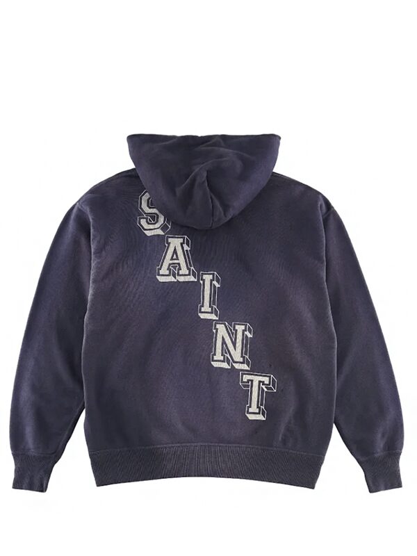 Saint Mxxxxxx Angel Hoodie Vintage Navy