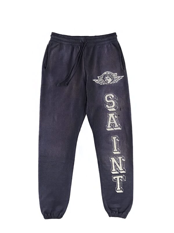 Saint Mxxxxxx Angel Sweatpants Vintage Navy