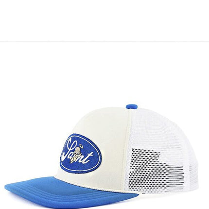 Saint Mxxxxxx Baby Michael Cap White Blue