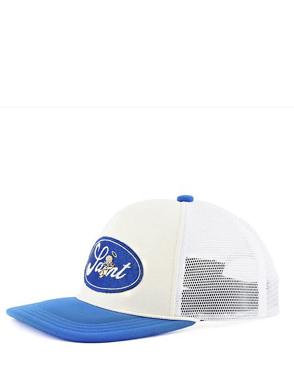 Saint Mxxxxxx Baby Michael Cap White Blue
