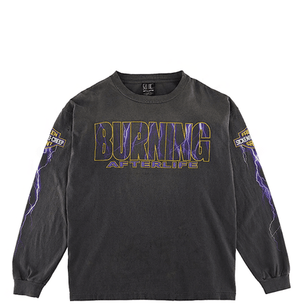 Saint Mxxxxxx Evil Spilit L/S T-Shirt Vintage Black