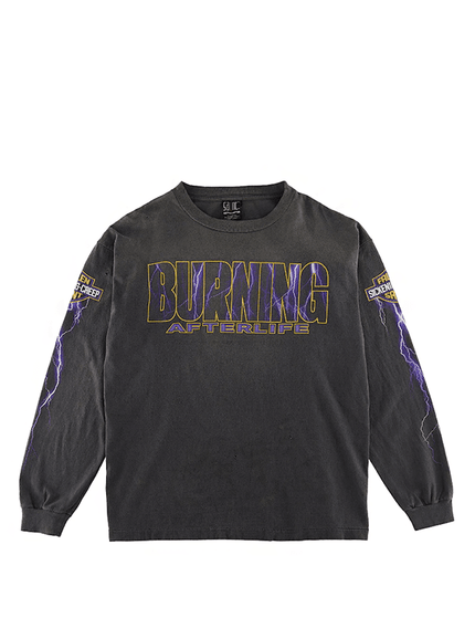 Saint Mxxxxxx Evil Spilit L/S T-Shirt Vintage Black